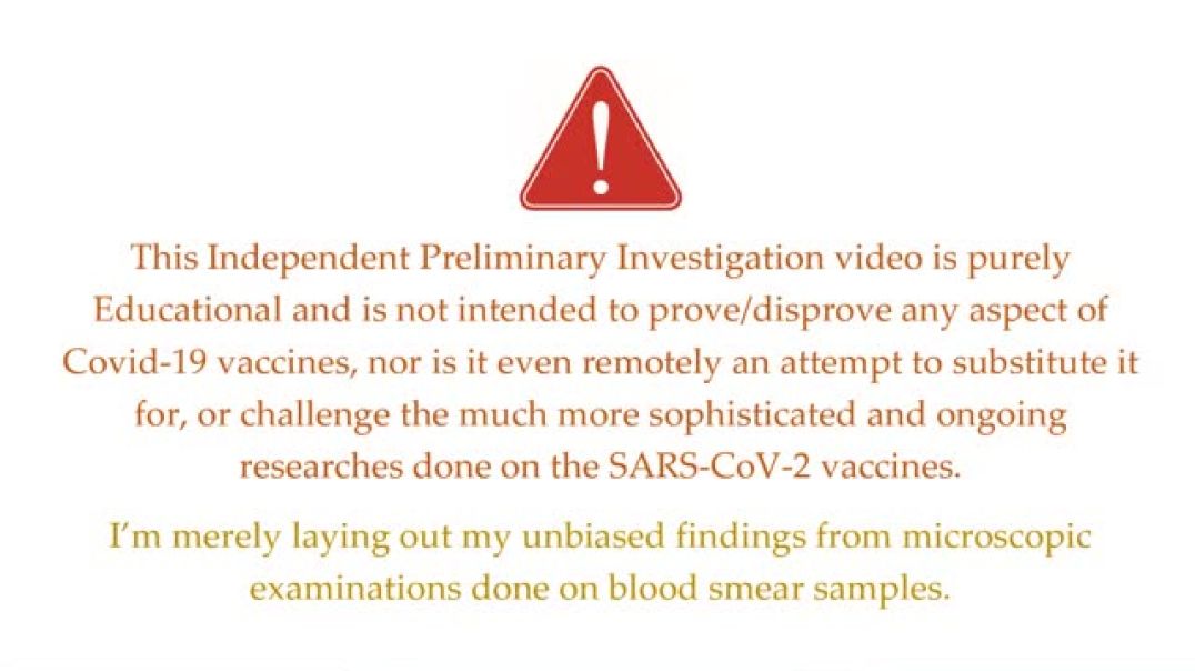 ⁣Looking at Covid19 Vaccinated &amp;amp; Infected Blood cells Under Microscope  Any change in cel