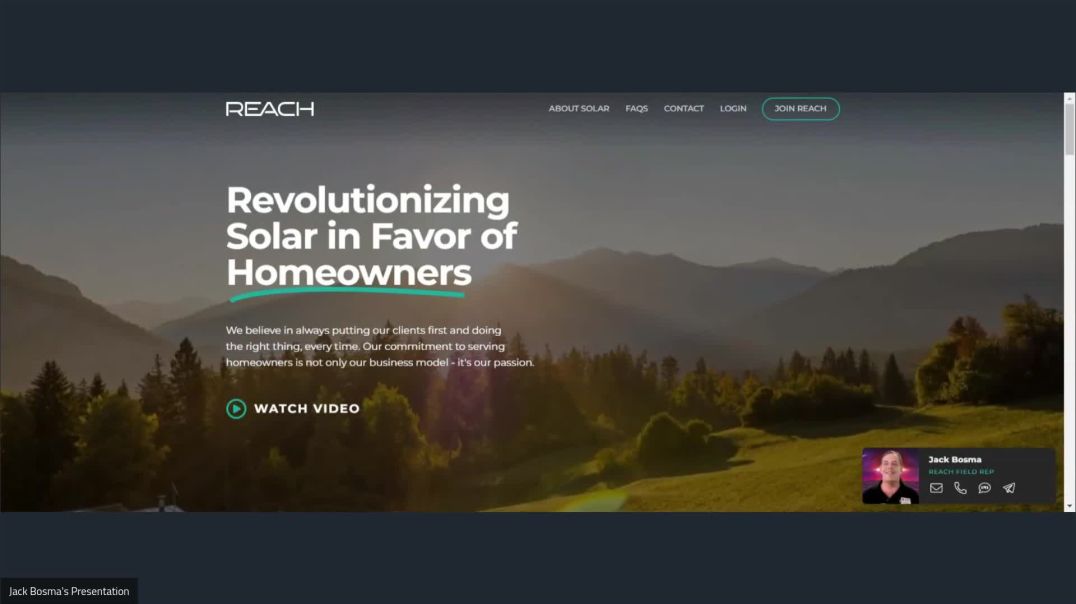 https://reachsolar.com/jackbosma And https://dashboard.reachsolar.com/register?enroller=jackbosma